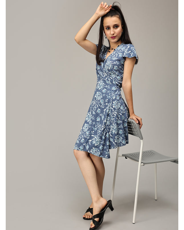 Shop Knit Wrap Around Dress online