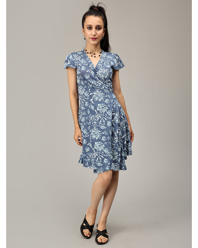 Effortless Elegance: Knit Wrap Dress (Buy Online!)