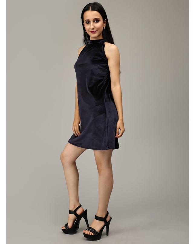 Discover Style: Shop Navy Short Halter Dress Online