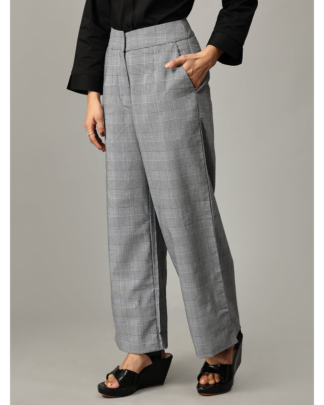 Buy Checkered Straight Leg Pants online