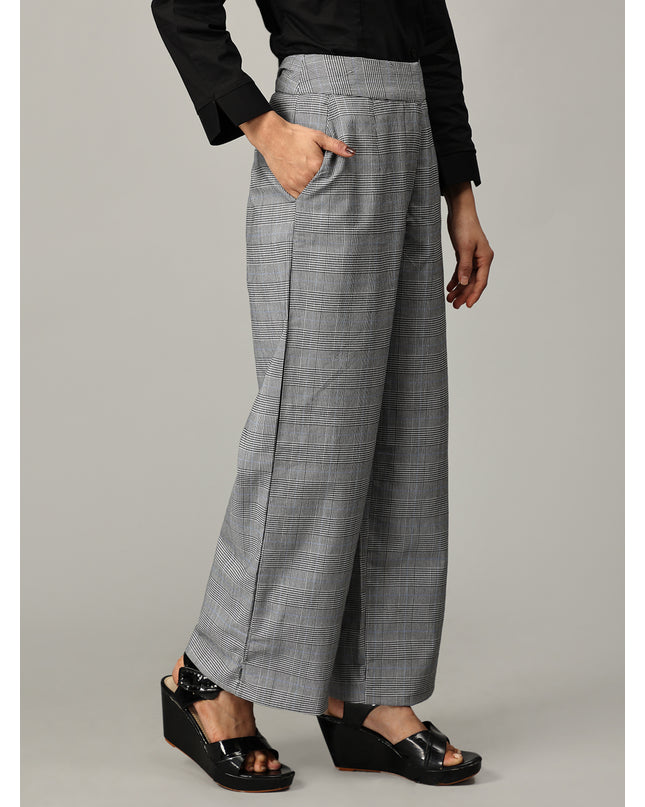 Shop Checkered Straight Leg Pants online