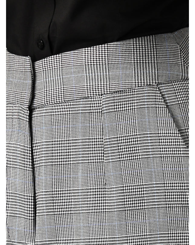 Find trendy checkered straight-leg pants for Gen Z shoppers online