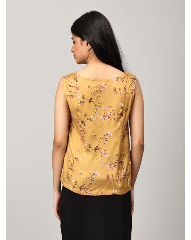 Mustard Sleeveless Top