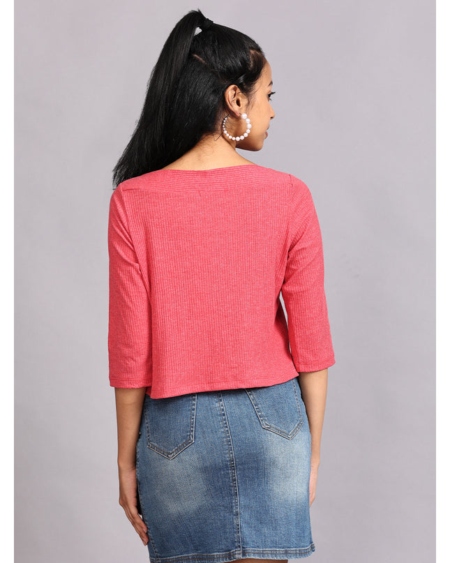 Peach Ribbed Crop Top: Shop Online Today