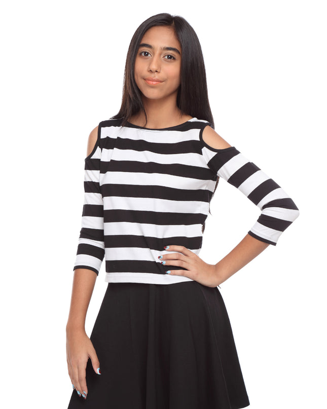 Cold Shoulder crop Top
