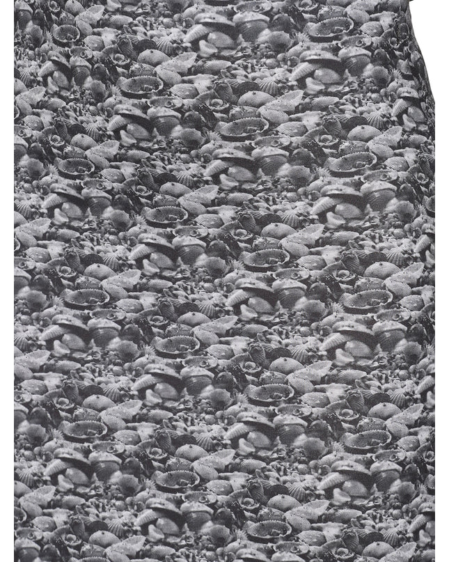 Get the stylish Black Up&down Hem Knit Viscose Skirt online