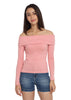 Peach Fold-Over Top - GENZEE