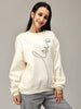 Stylish White Oversized Sweatshirt for a Casual Look