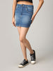 Blue Short Denim Skirt