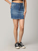 Blue Short Denim Skirt