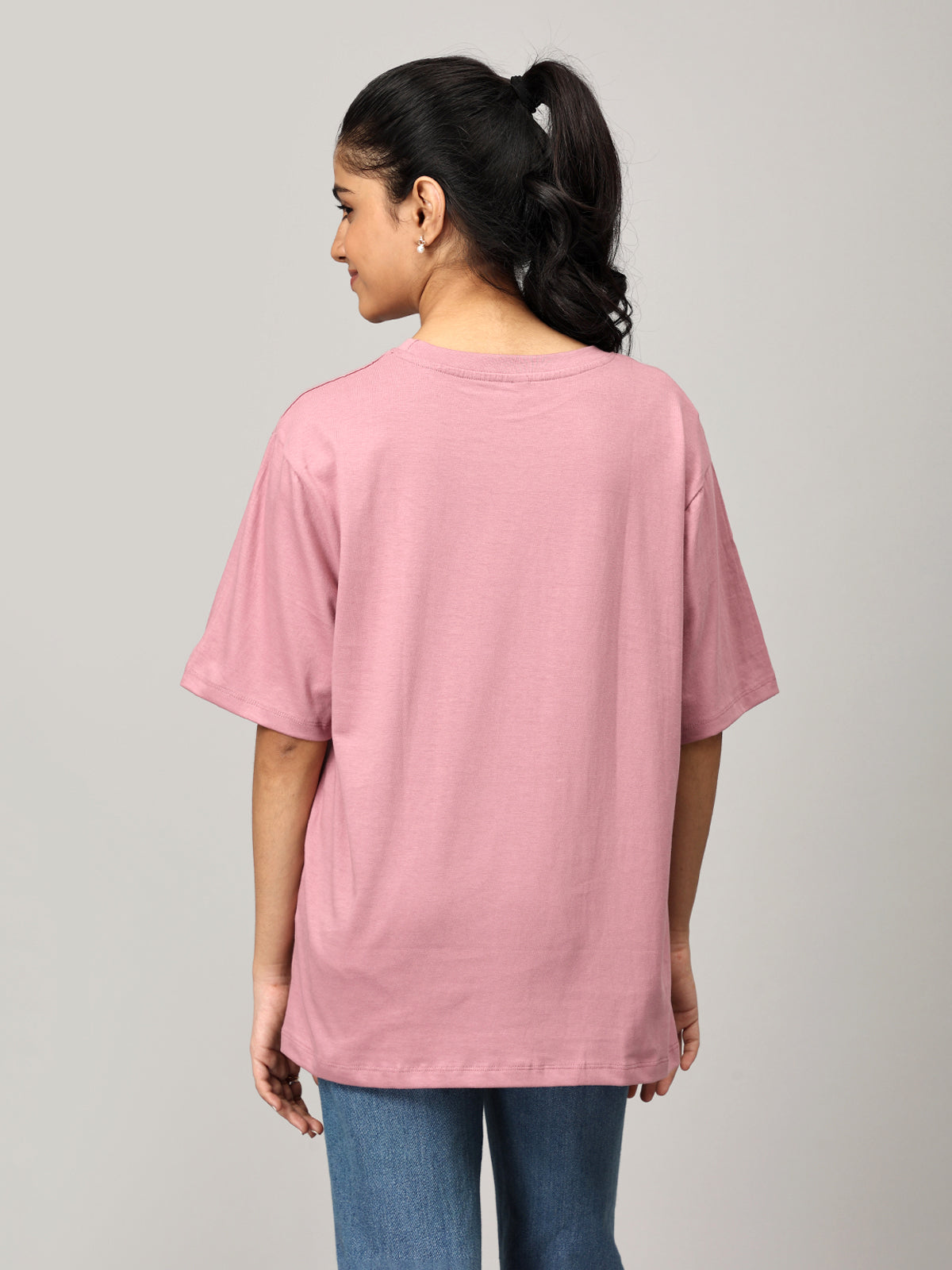 Print 2 Lavendar Oversize Tshirt