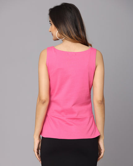 Buy cute pink peplum top - Click to shop!