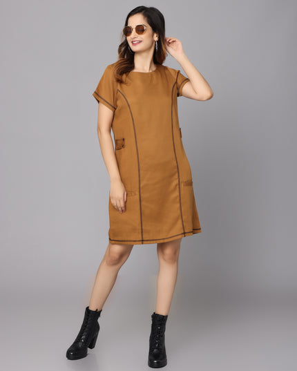 Find Your Perfect Fit: Mustard Tunic Dress