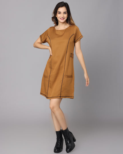 Fall in Love with Fall Fashion: Mustard Tunic Dress