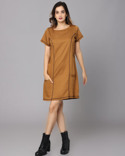 Elevate Your Look: Shop the Mustard Tunic Dress