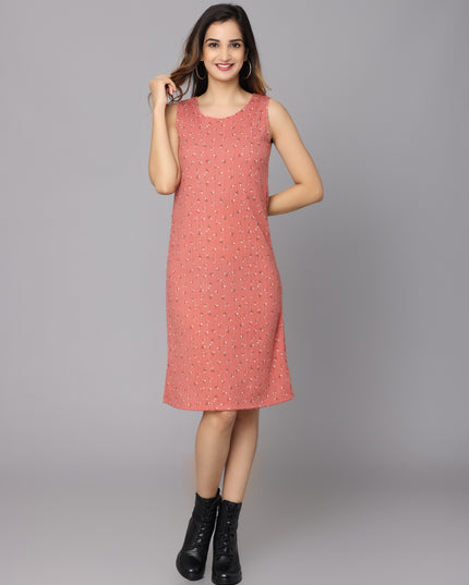 Printed Rose Dress