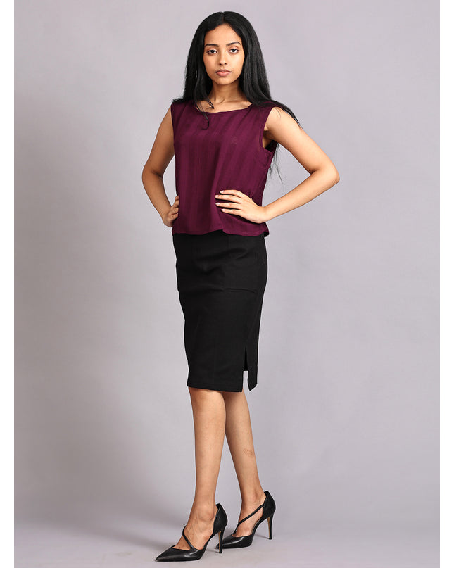 Buy Crushed Crop Top Purple Online