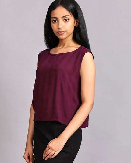 Buy Online: Purple Crushed Crop Top
