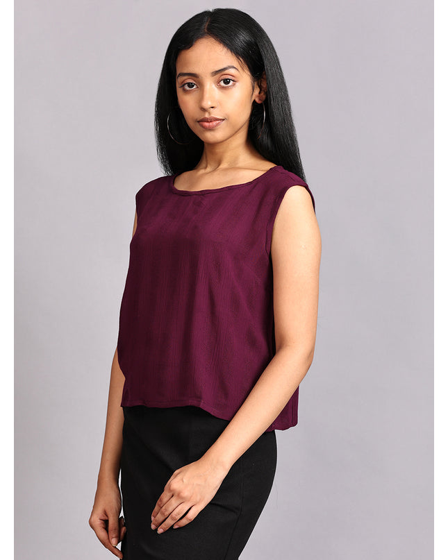 Buy Online: Purple Crushed Crop Top
