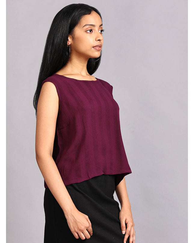 Order Crushed Crop Top in Purple Today