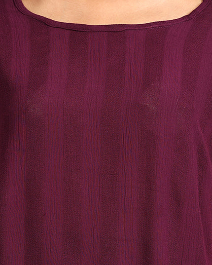 Online Shopping for Purple Crushed Crop Top