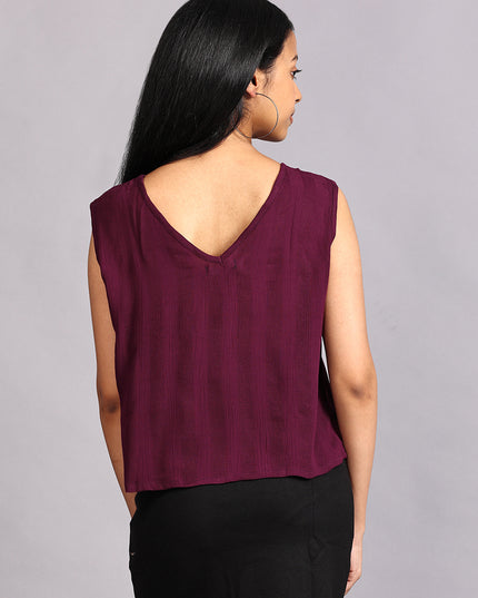Get Your Crushed Purple Crop Top Online