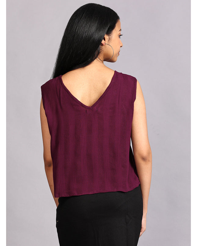 Get Your Crushed Purple Crop Top Online