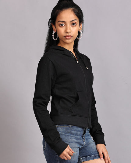 Elevate your wardrobe with our trendy Black Hoodie Jackets online
