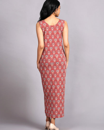 Summer Breeze in Red: Buy Online, Red Maxi Dress