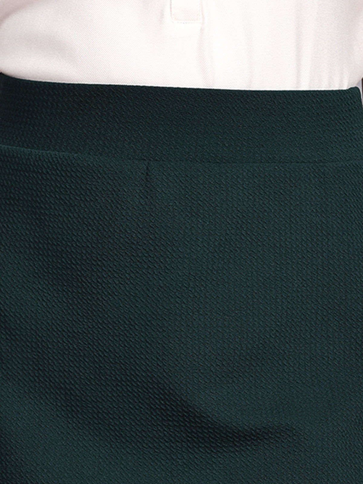 Green Skirt With Side Slit