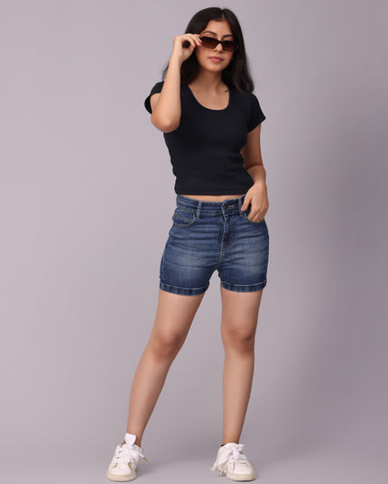 Explore Navy Crop Tshirt – Online Shopping