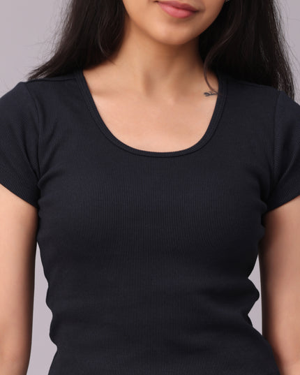 Find Your Navy Crop Tshirt – Shop Online!