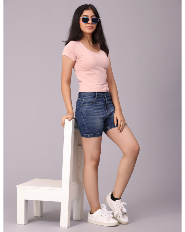Stylish Rose Crop T-shirt Available for Online Purchase