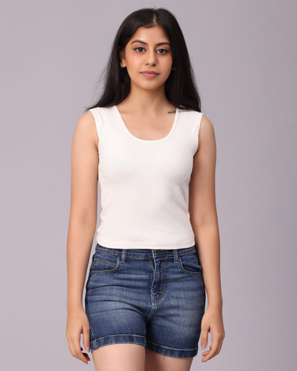 Buy White Crop Tshirt online