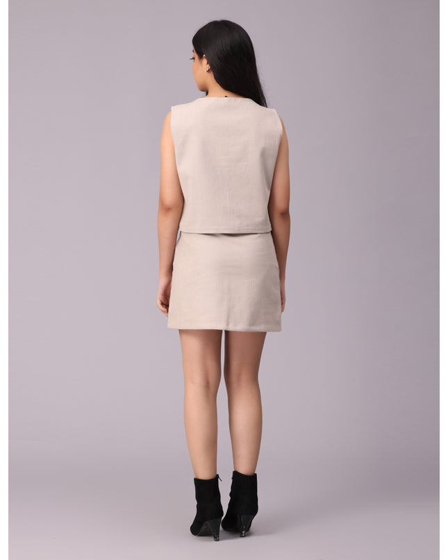Discover the latest Beige Corduroy Vest styles online