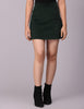 Corduroy Mini Skirt Green