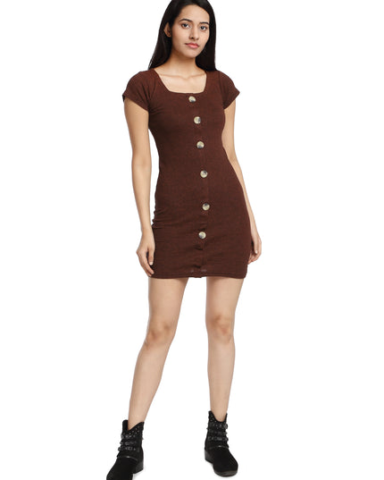 buy Brown Bodycon Dress online