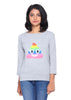 Grey Long Tees Rainbow Emoji - GENZEE