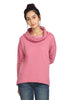 Pink Scarf Neck Sweatshirt - GENZEE