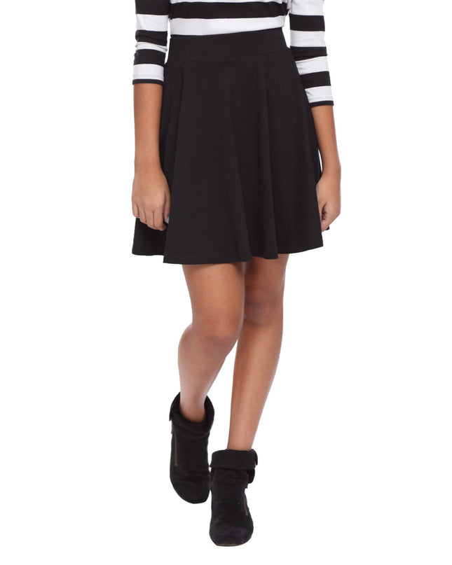 Buy Girls Circle Skirt in Black online