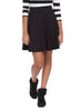 Girls Circle Skirt in Black - GENZEE