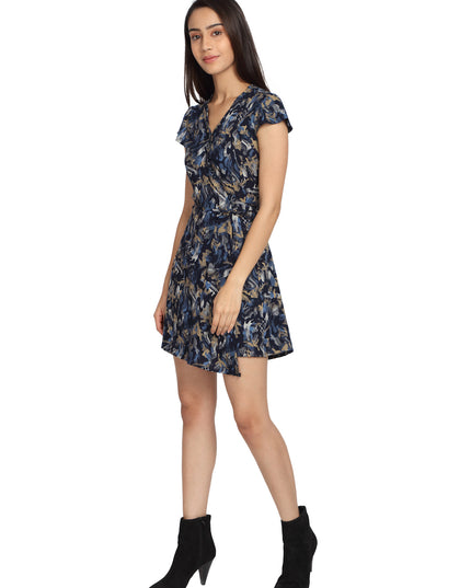 Shop Wrap Around Dress Blue online