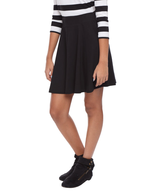 Shop Girls Circle Skirt in Black online