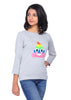 Grey Long Tees Rainbow Emoji - GENZEE