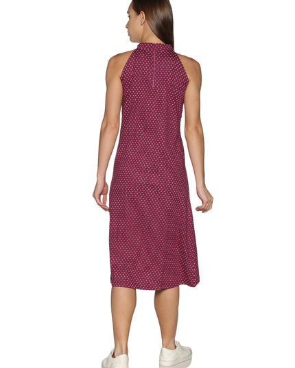 Wine Halter Neck Dress: Effortless Summer Style (Buy Online)