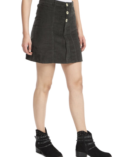 Military Green Corduroy Skirt - Purchase Online!