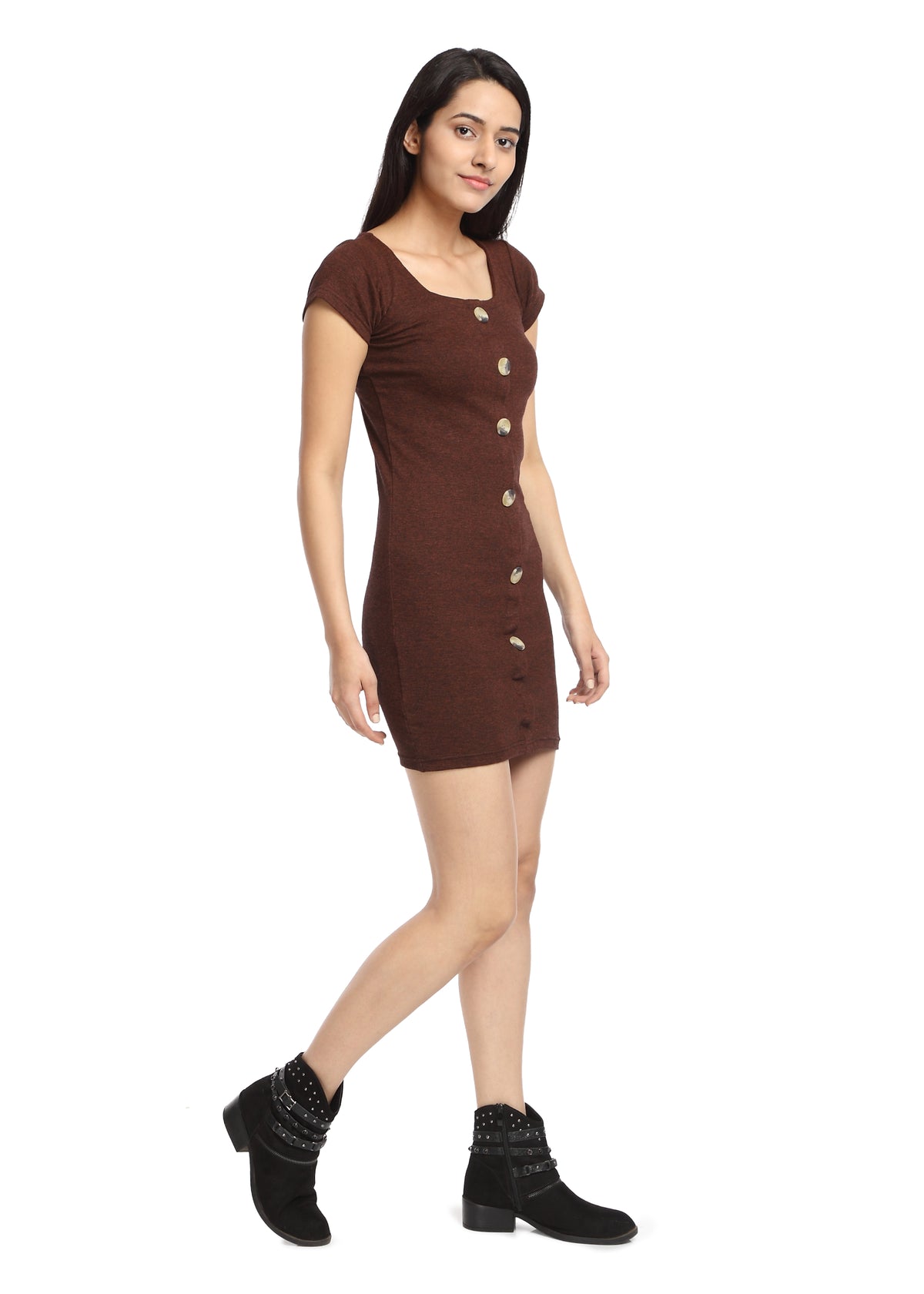Brown Bodycon Dress