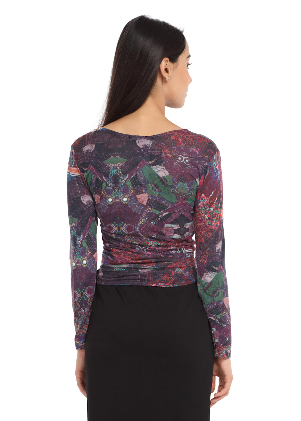 Wrap Around Top Purple