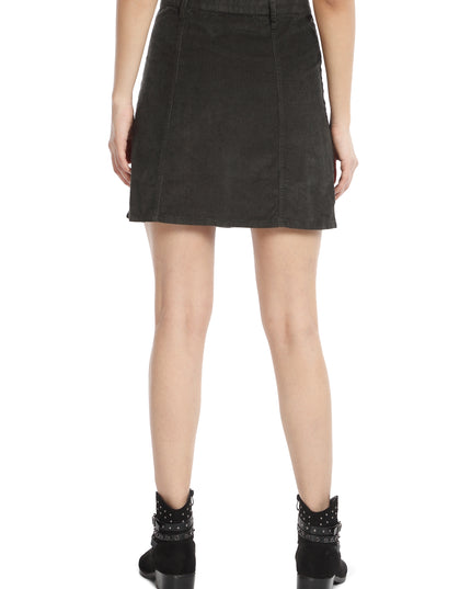Explore Online Collection: Military Green Corduroy Skirt