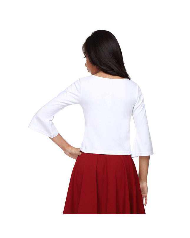 White Crop Top